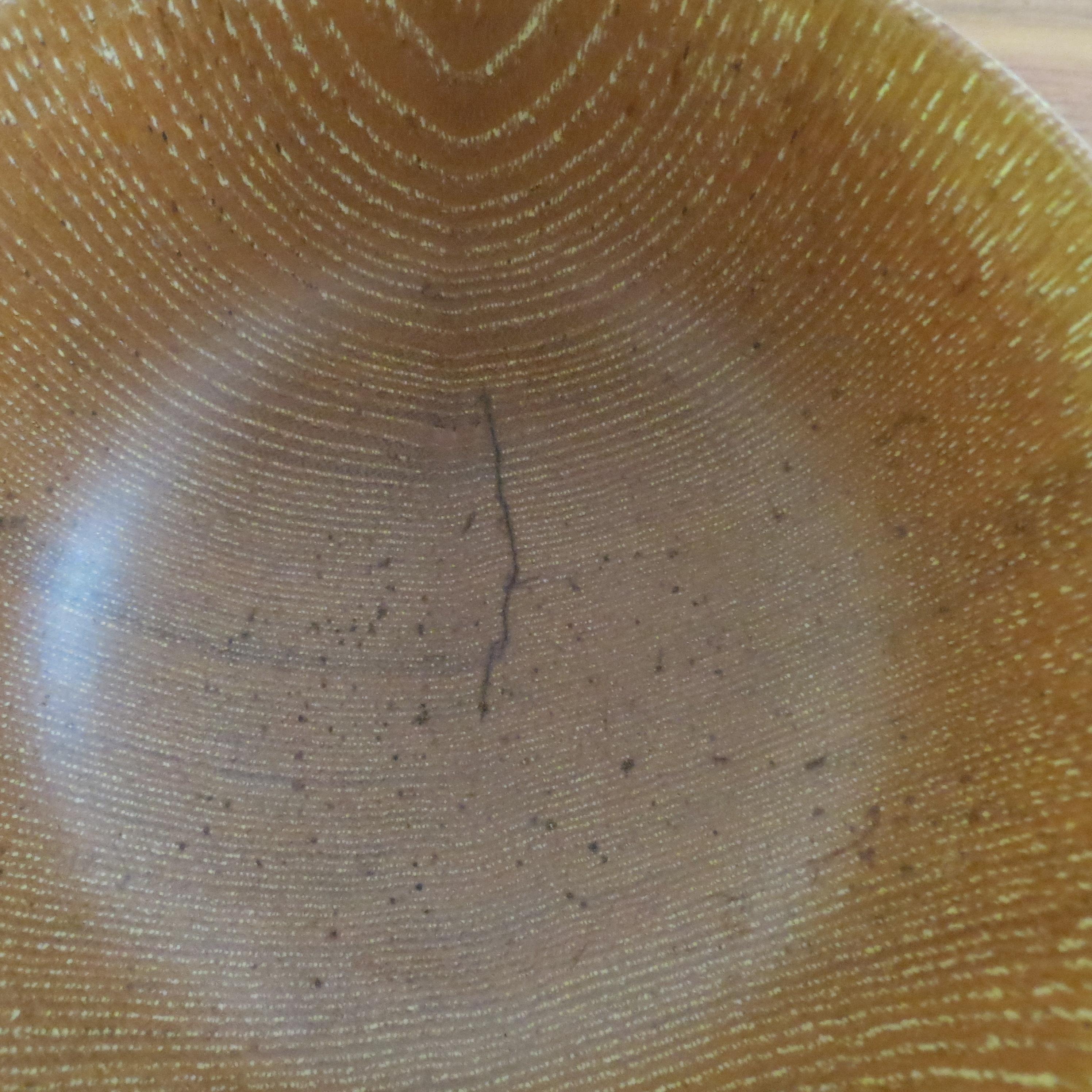 Set of 3 Hand Produced 1970s Wooden Ash Bowls For Sale 2