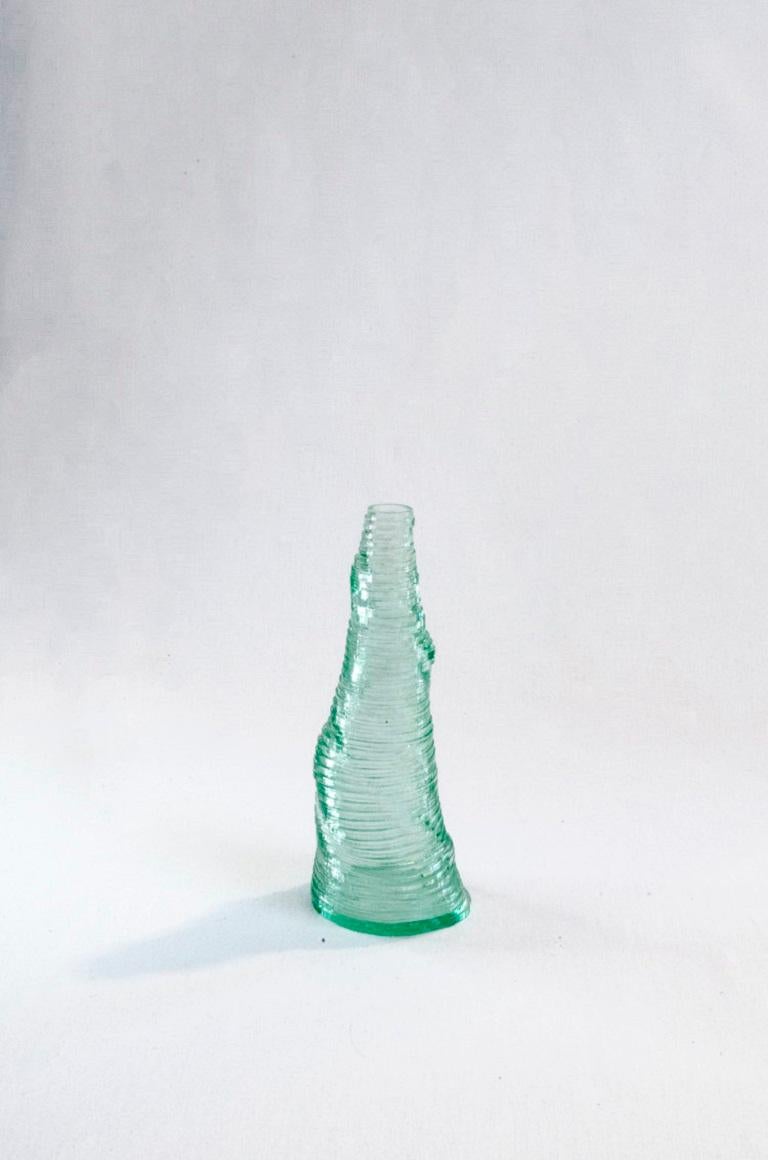 Other Set of 3 Handmade Stratum Tempus Glass Acrylic Vase by Daan De Wit For Sale