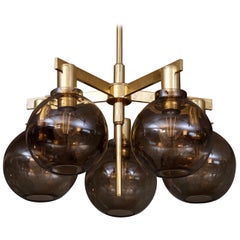 Set of 3 Hans-Agne Jakobsson Ceiling Lamps Model T348/5 'Pastoral', 1960s