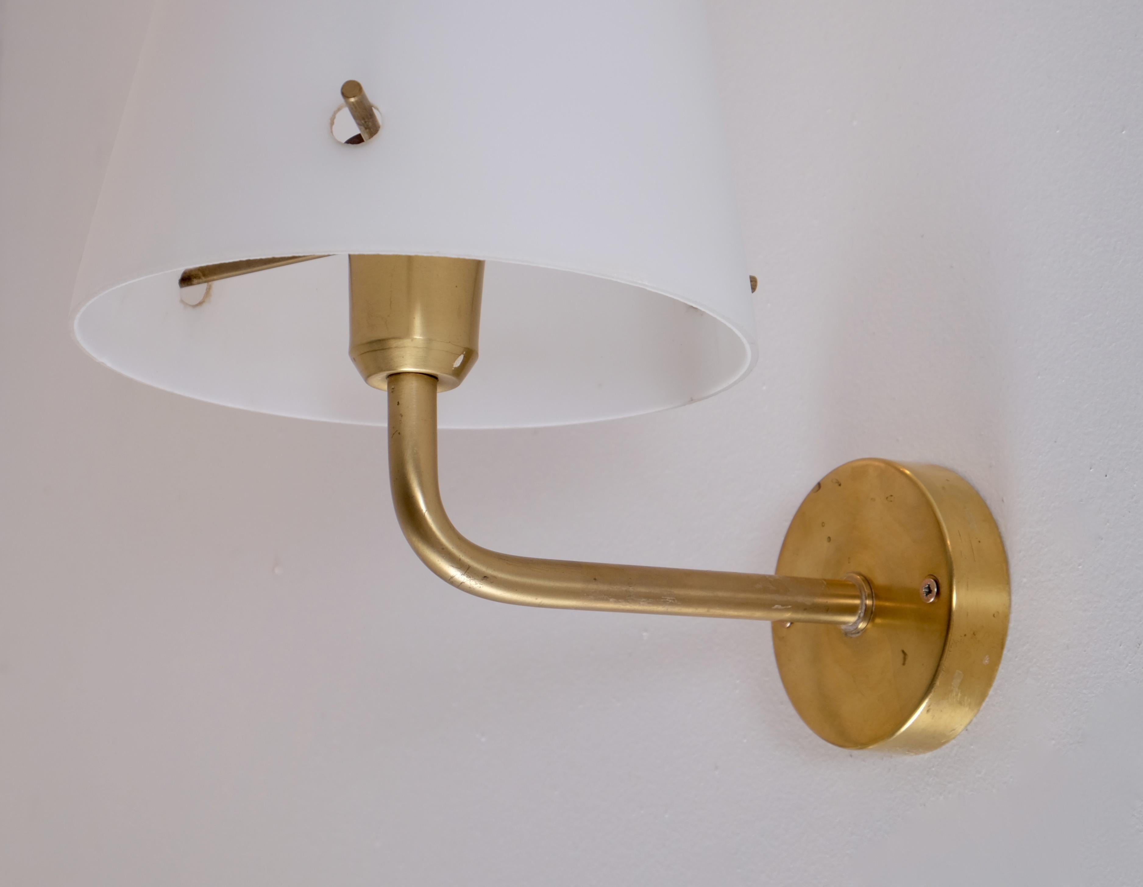 Juego de 4 lámparas de pared Hans Bergström Model 407, años 50 en Bueno estado para la venta en Stockholm, SE