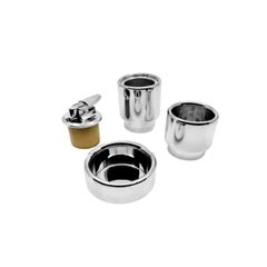 Set di 3 fumiere Hans Hansen in argento sterling, modello 546, 1970 circa