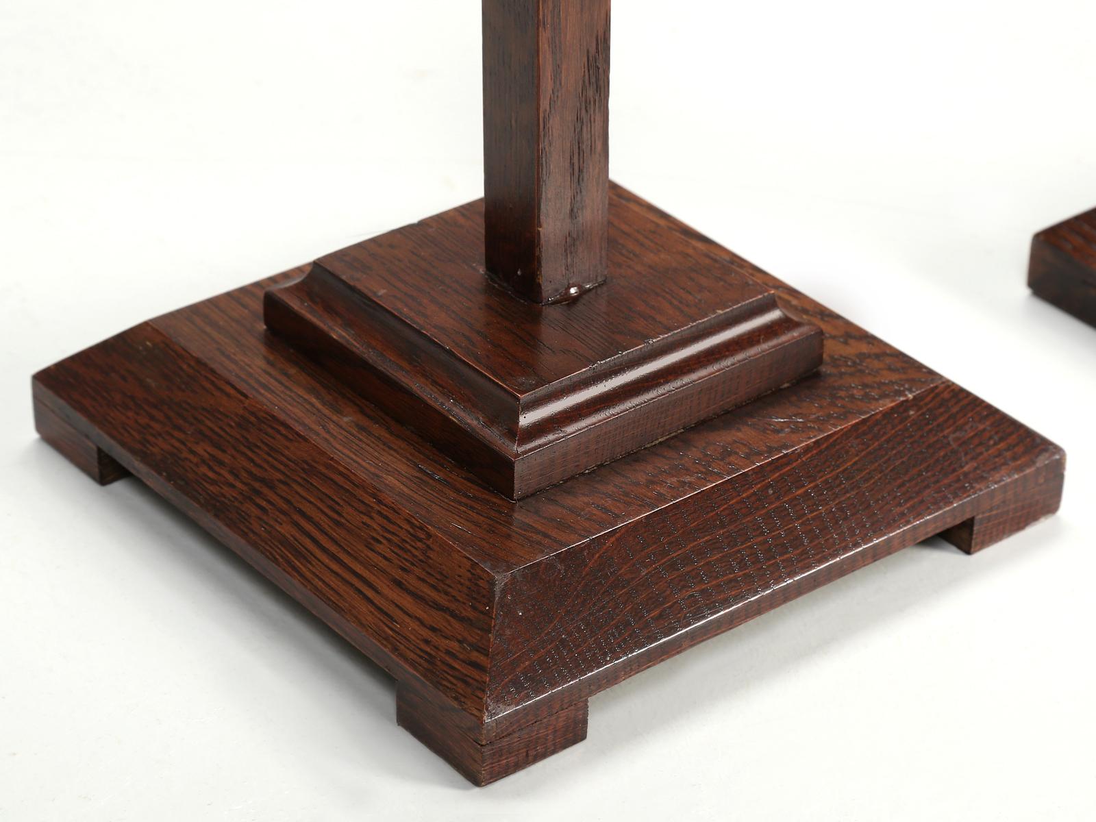 Set of '3' Hat Stands Made of White Oak with Weighted Bottoms for Stability For Sale 6