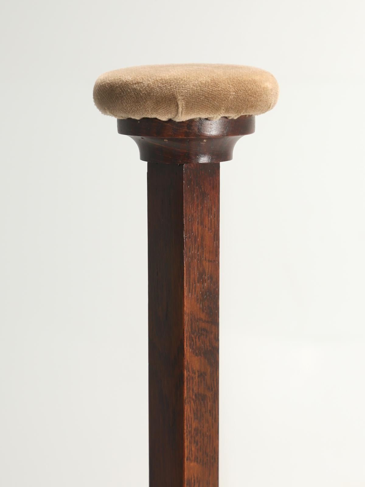 Late 20th Century Set of '3' Hat Stands Made of White Oak with Weighted Bottoms for Stability For Sale