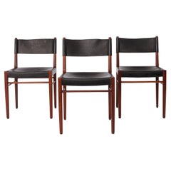 Set of 3 Helmut Magg Dining Chairs – Model 3024 for Deutsche Werkstätten, 1960s