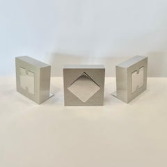 Set of 3 Hermes Place Card Holders, 1990s France