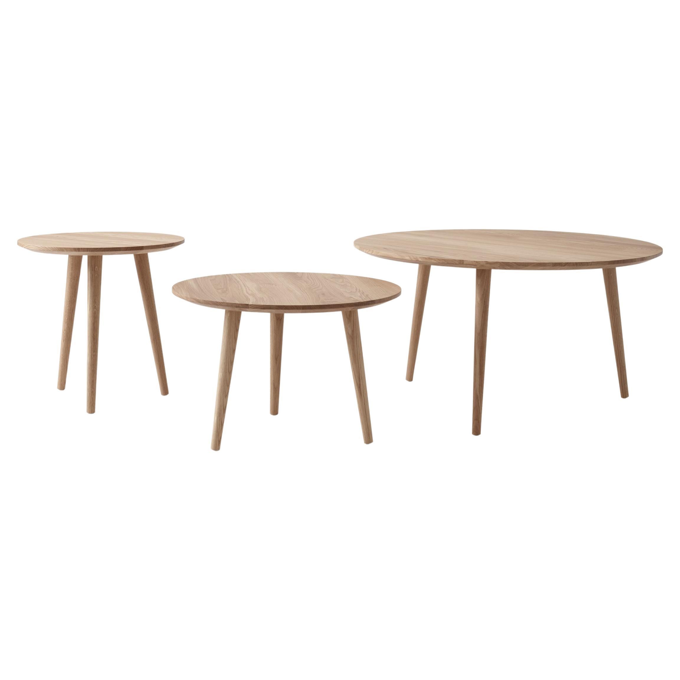 Set of 3 In Between Lounge TablesSK13-15-Oiled Oak-by Sami Kallio for &Tradition For Sale