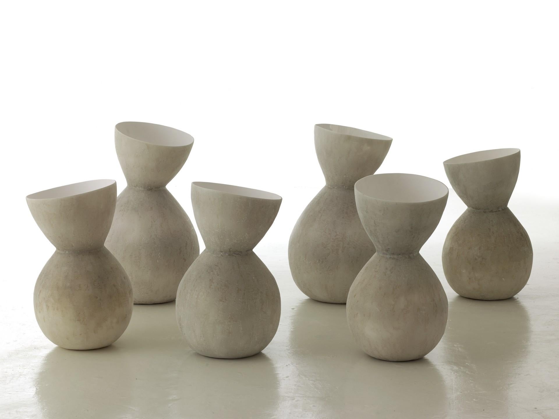 Set of 3 Incline Vases by Imperfettolab In New Condition For Sale In Geneve, CH