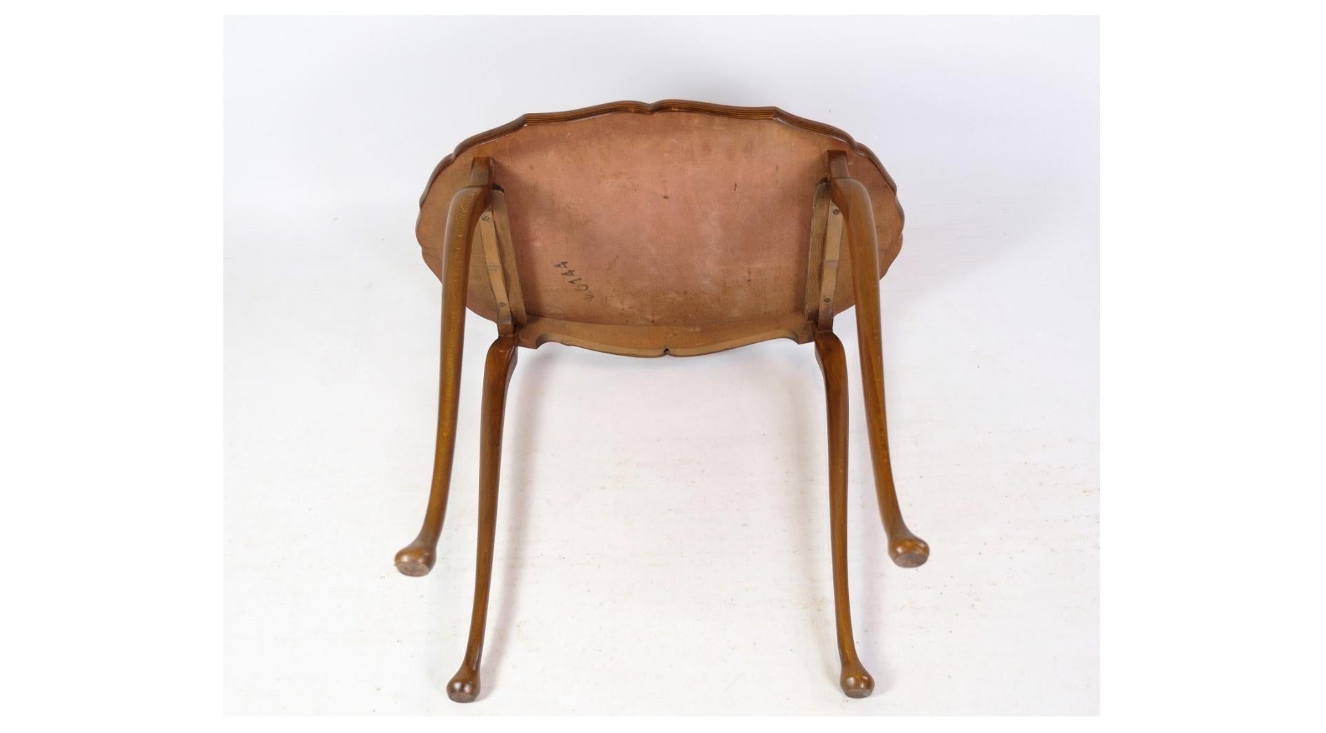 Mid-Century Modern Set Of 3 Insert Tables With Neo-Rococo-style Marquetry From 1960s For Sale