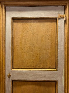 set of 3 internal doors in lacquered wood with frame, Italy