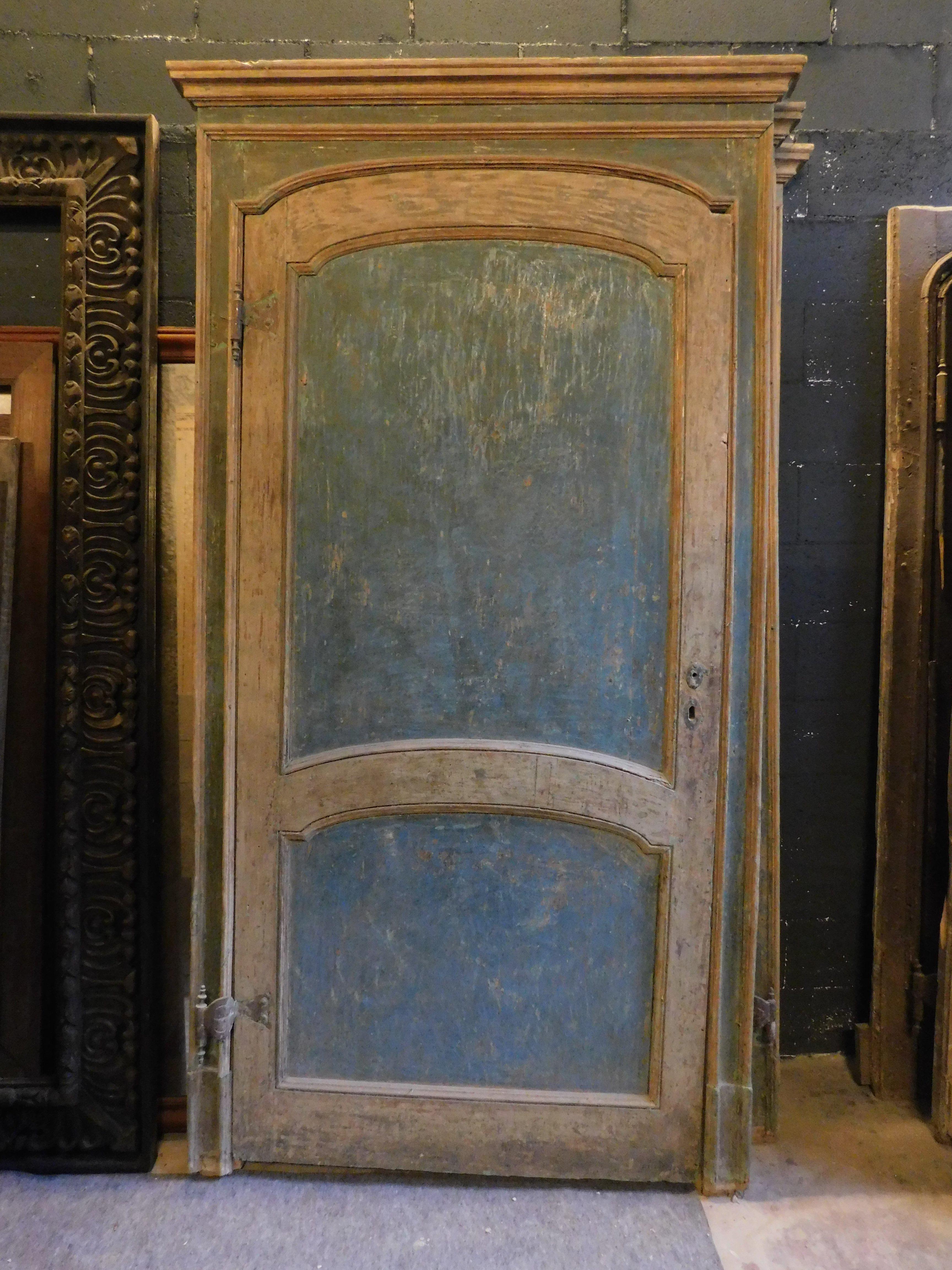 Italian set of 3 internal doors, lacquered and similar, complete with frame, Italy For Sale