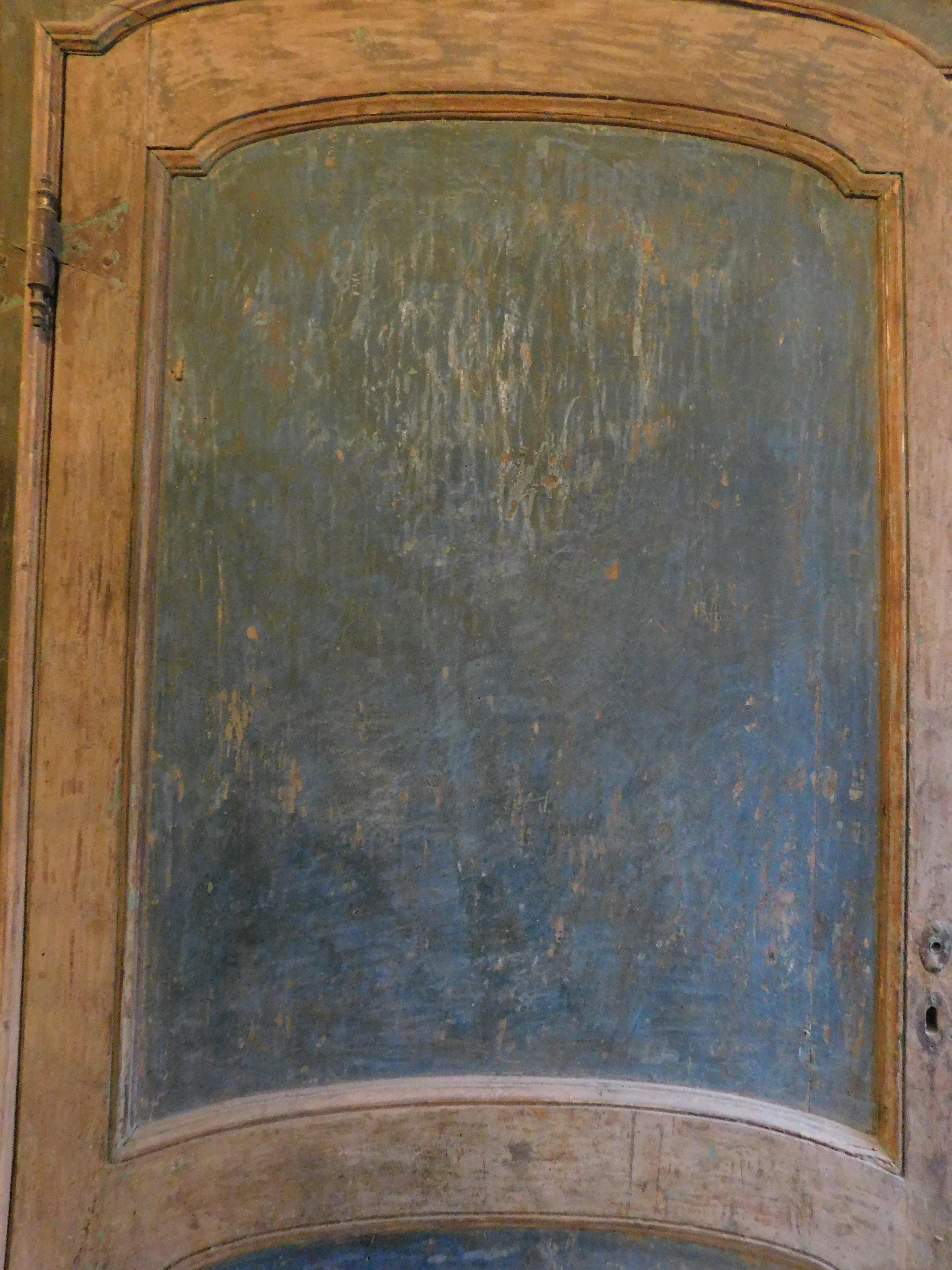 Peint à la main Ensemble de 3 portes intérieures, laquées et similaires, avec cadre, Italie en vente