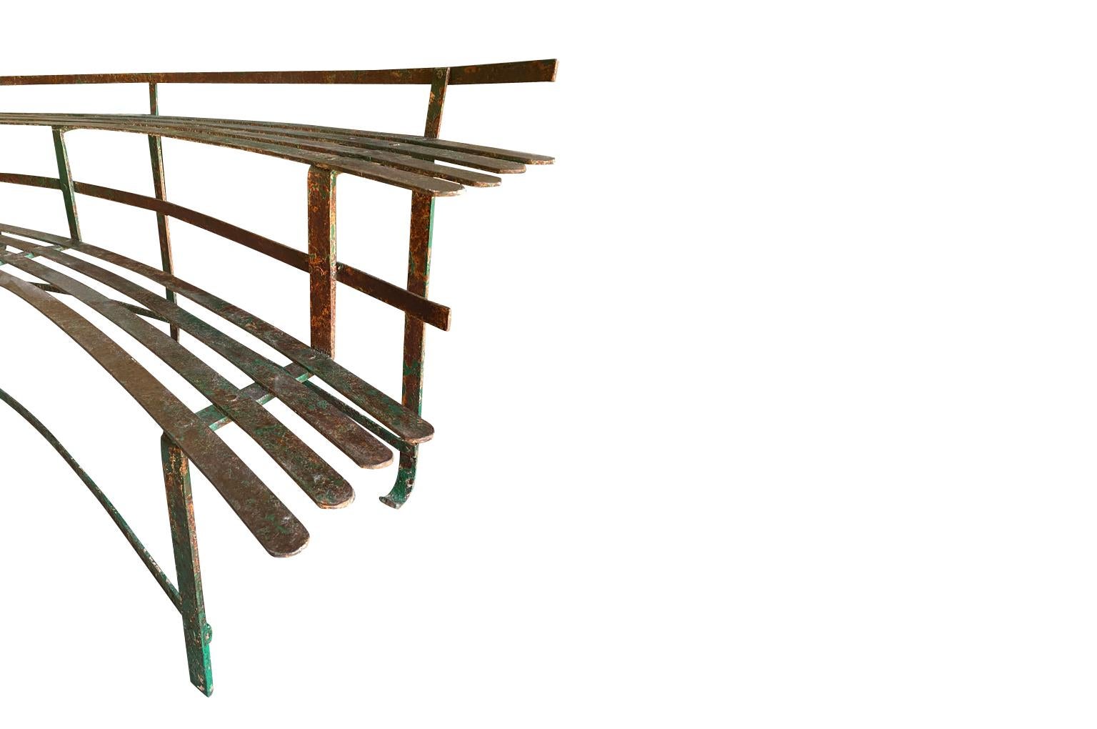 Set Of 3 Italian Iron Plant Display Benches For Sale 7