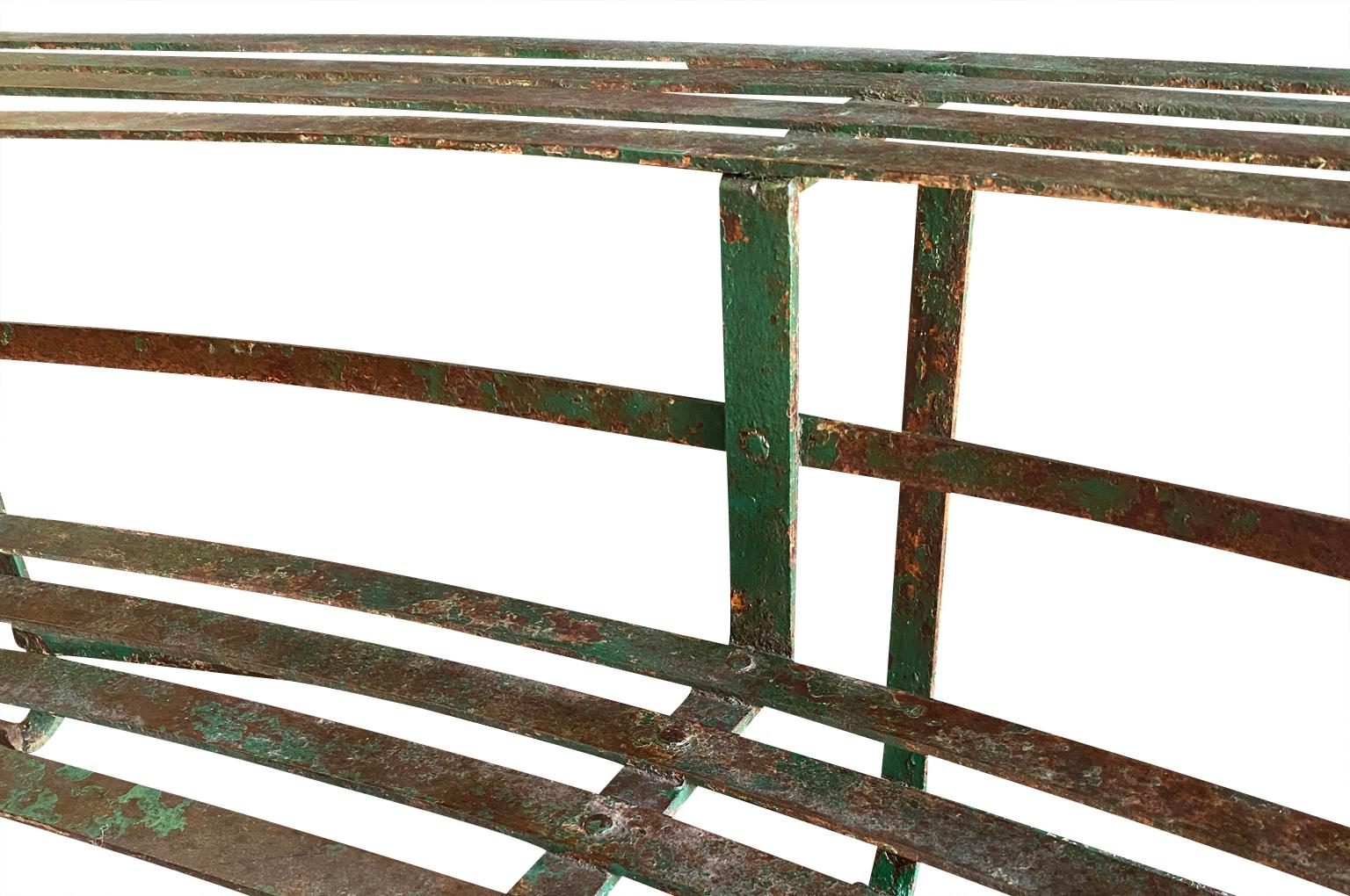 Set Of 3 Italian Iron Plant Display Benches For Sale 9