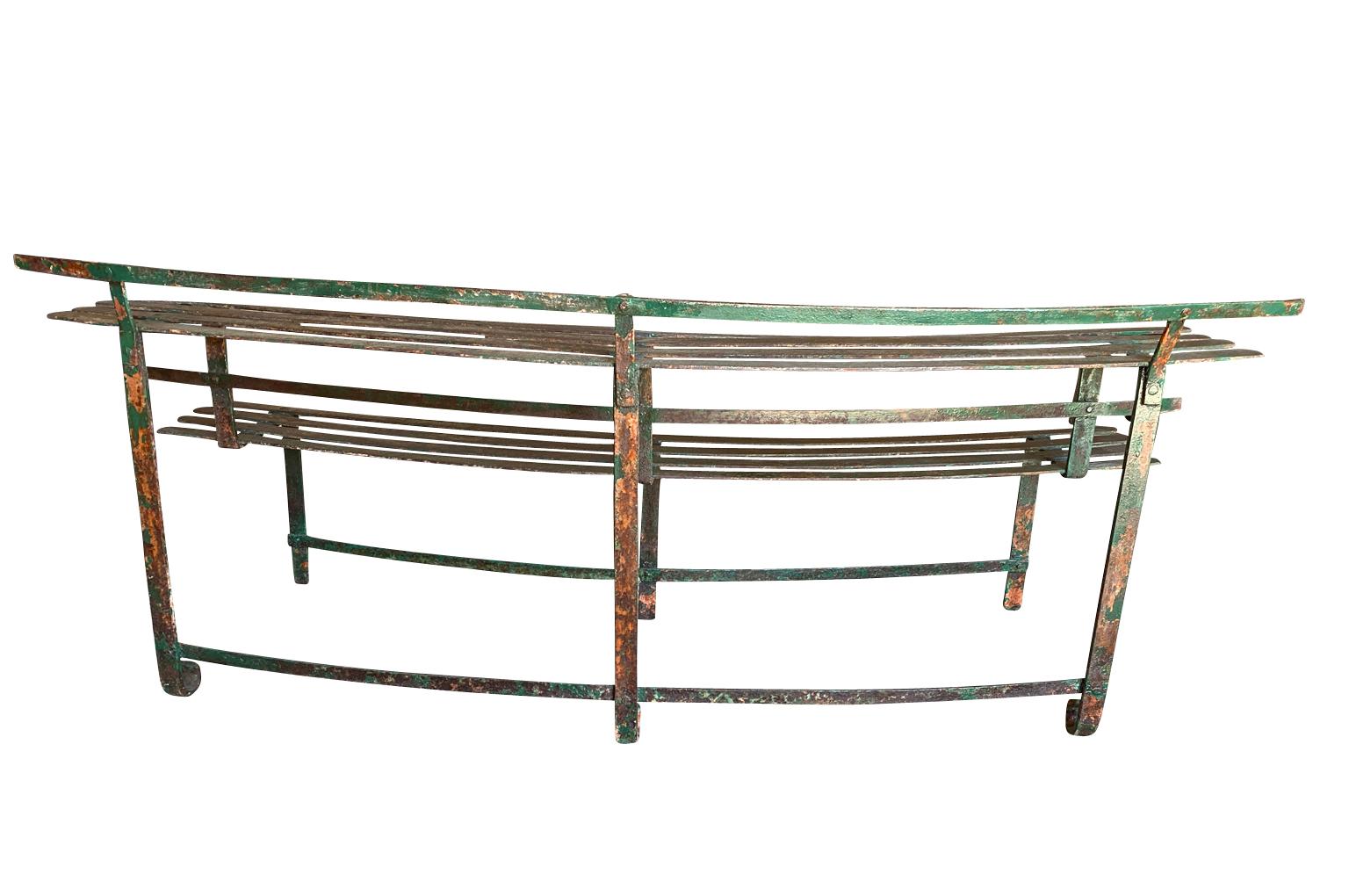 Set Of 3 Italian Iron Plant Display Benches For Sale 12