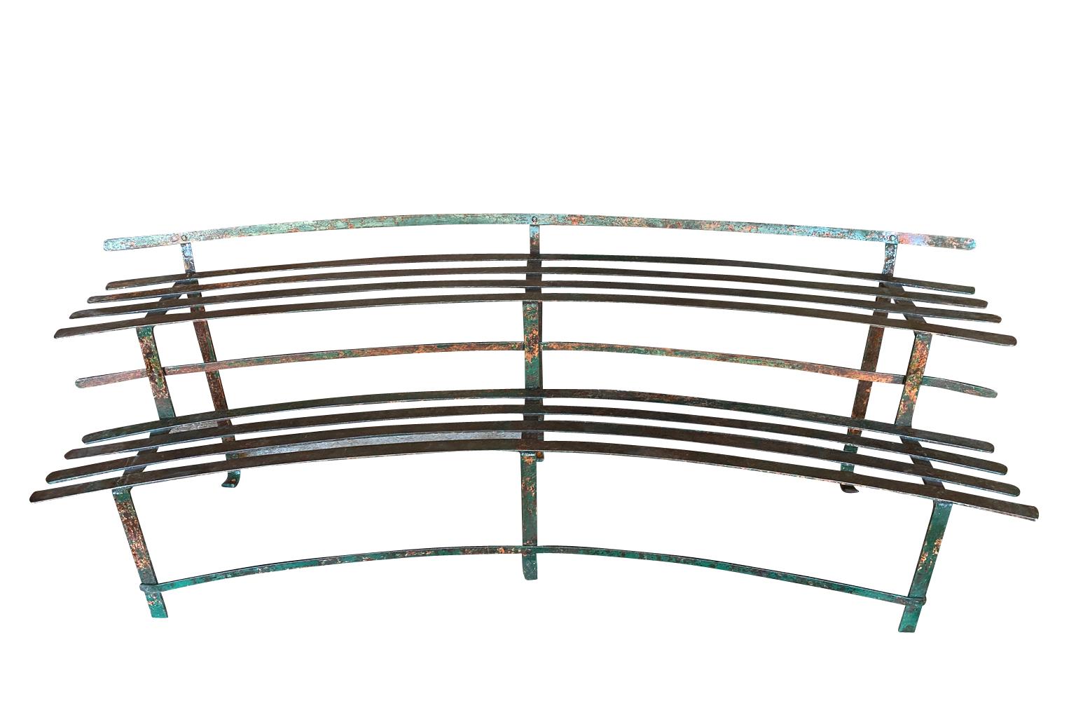Set Of 3 Italian Iron Plant Display Benches For Sale 2