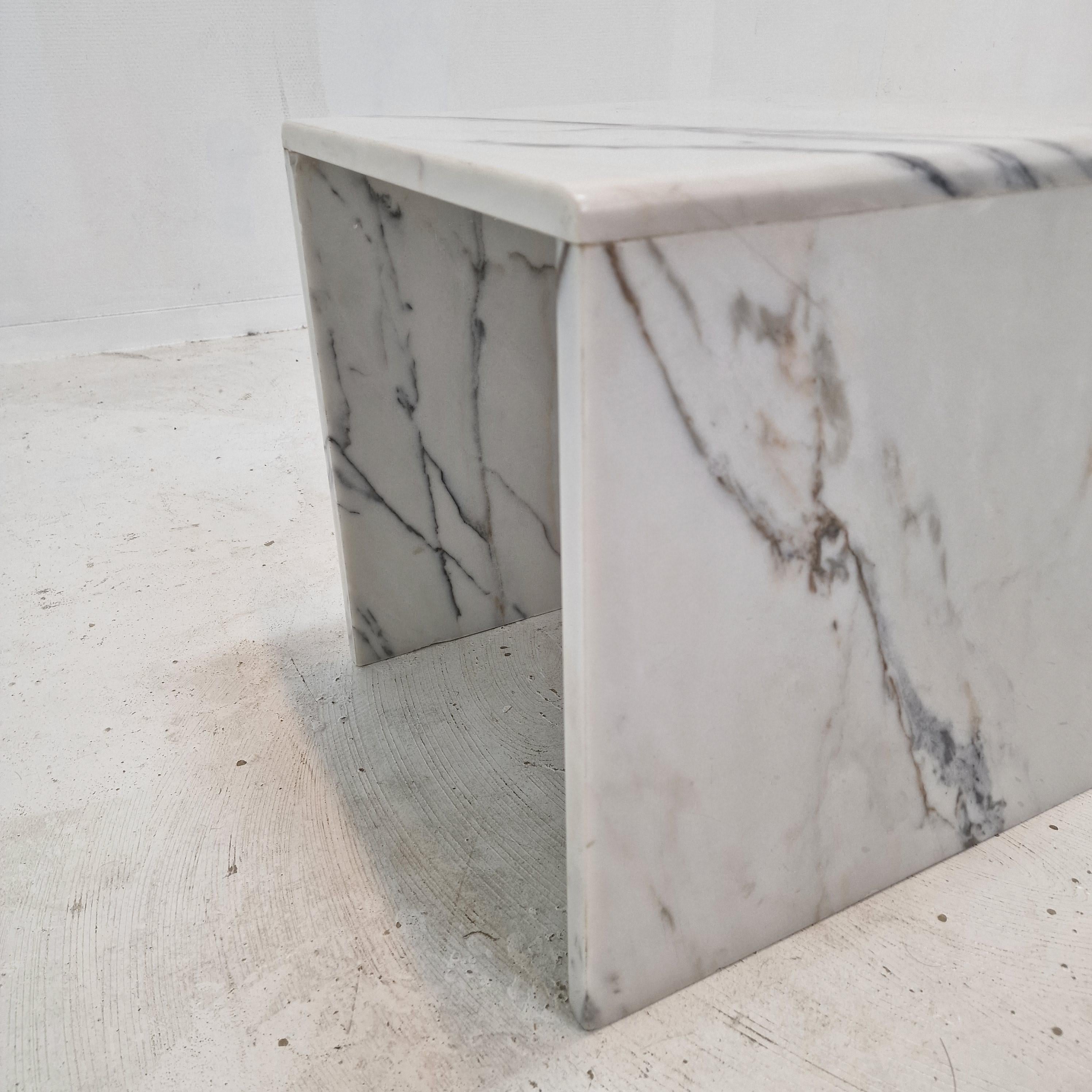 Set of 3 Italian Marble Nesting Tables, 1980s For Sale 3