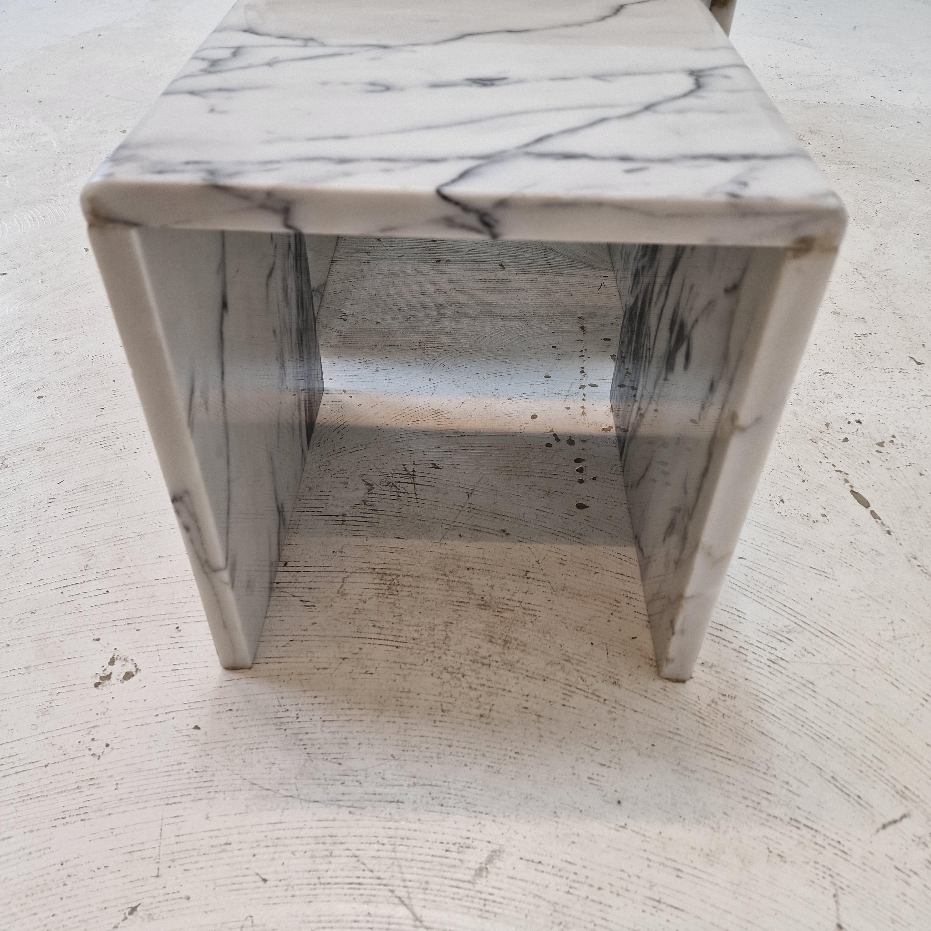 Set of 3 Italian Marble Nesting Tables, 1980s For Sale 7
