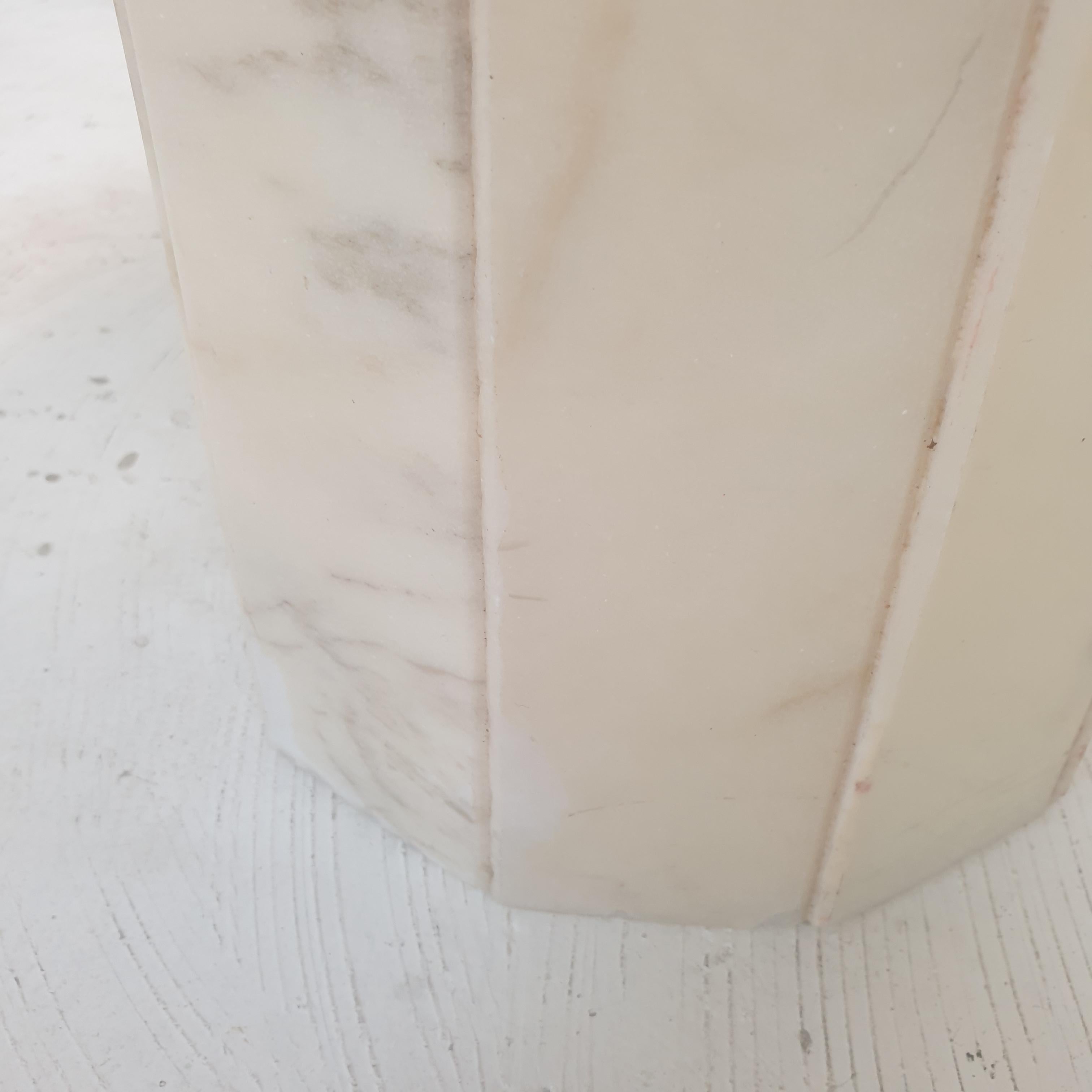 Set of 3 Italian Marble Side Tables, 1970s For Sale 9