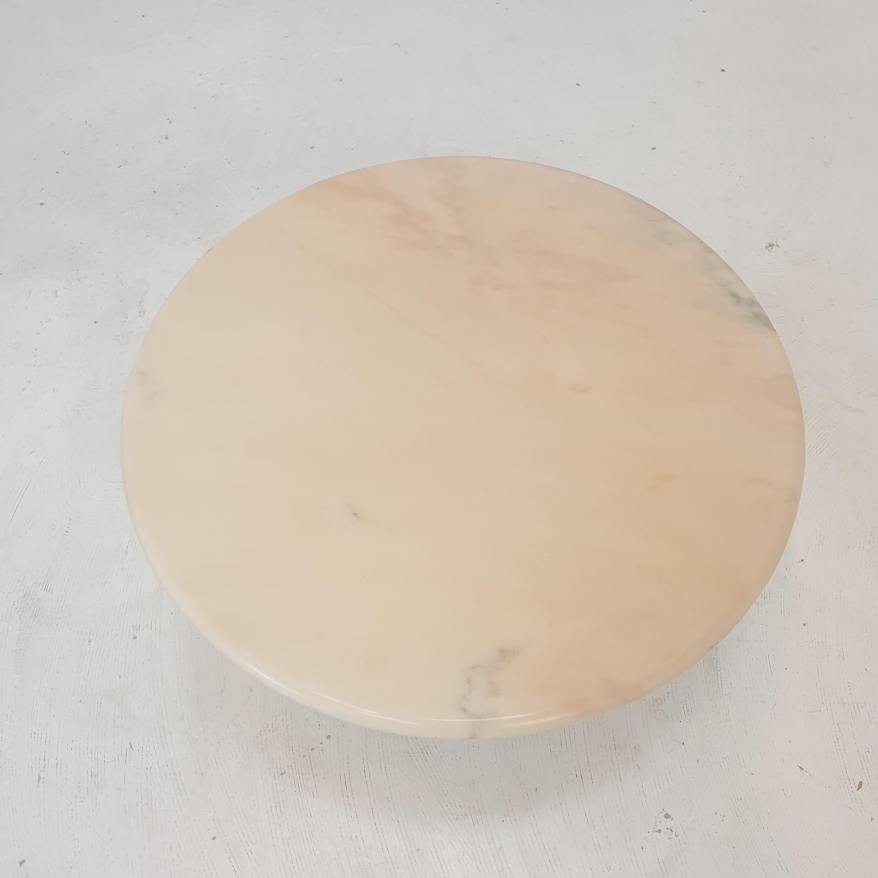 Set of 3 Italian Marble Side Tables, 1970s For Sale 11