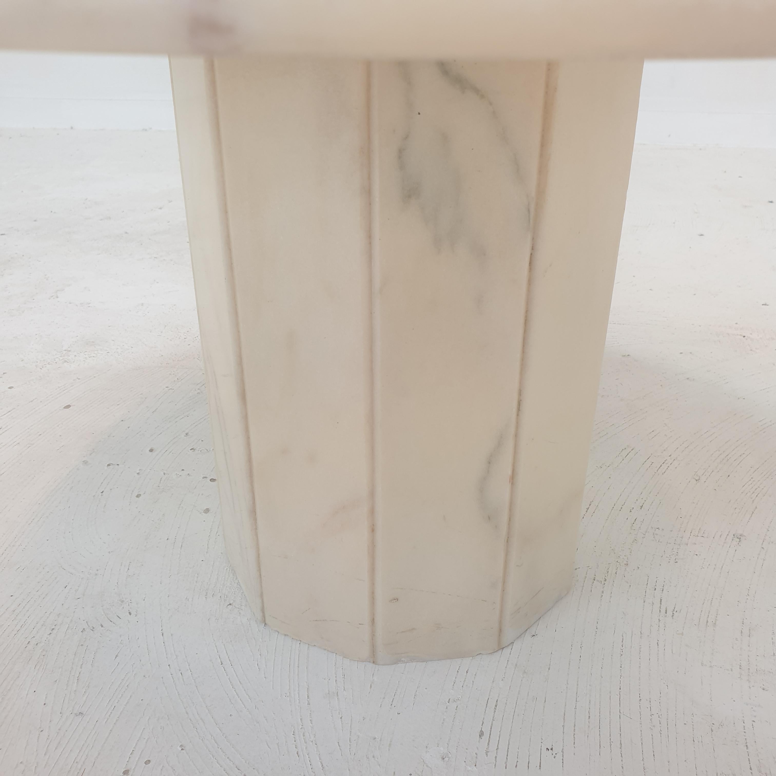 Set of 3 Italian Marble Side Tables, 1970s For Sale 13