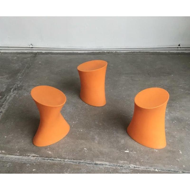 3er Set italienischer Kunststoffhocker für den Außenbereich von Marco Maran für Parri Design im Angebot 5