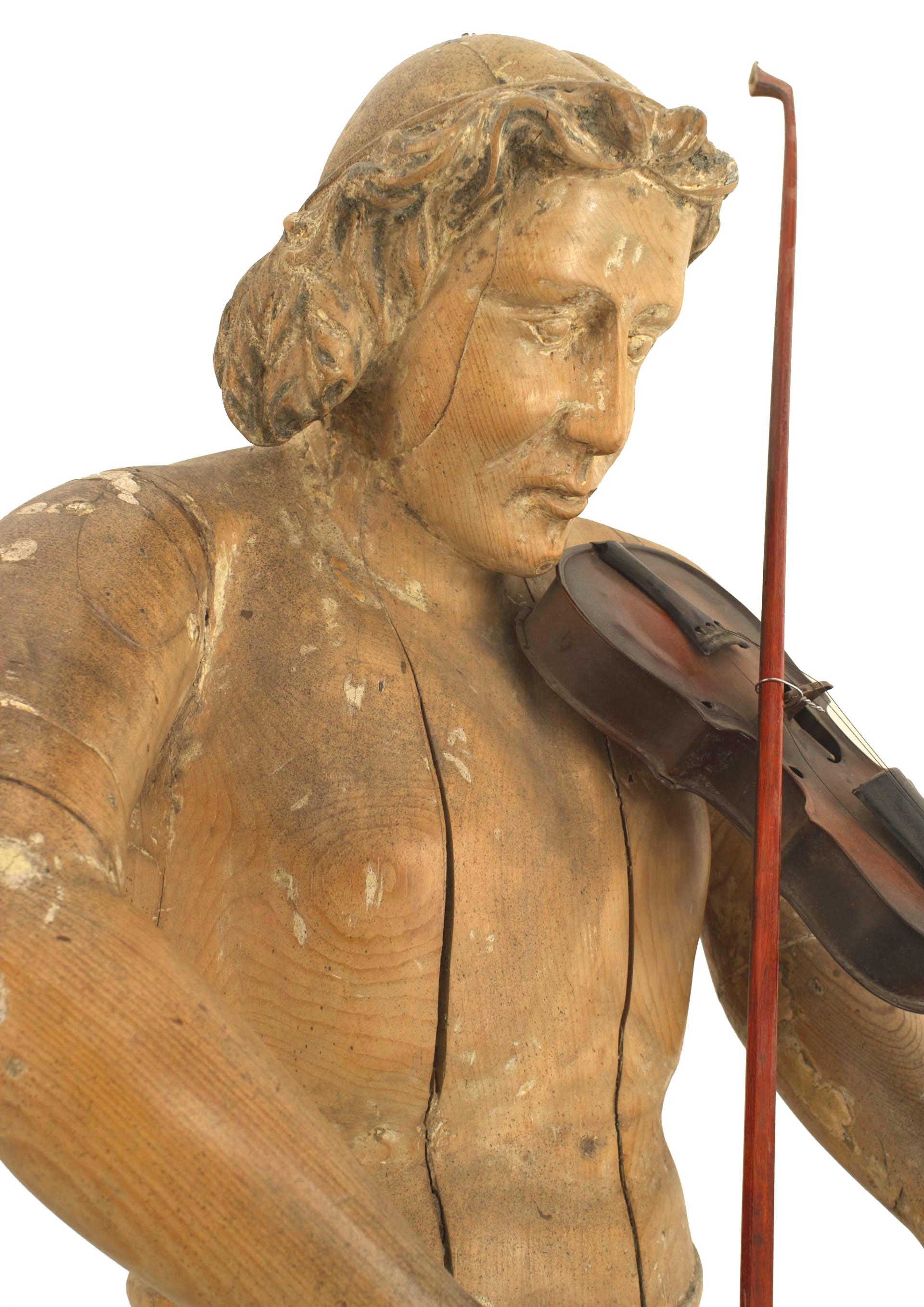 Set of 3 Italian Renaissance Musical Figures For Sale 7