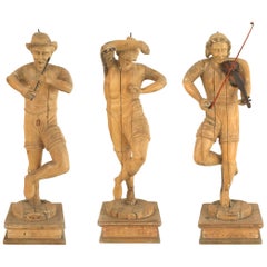 Set of 3 Italian Renaissance Musical Figures