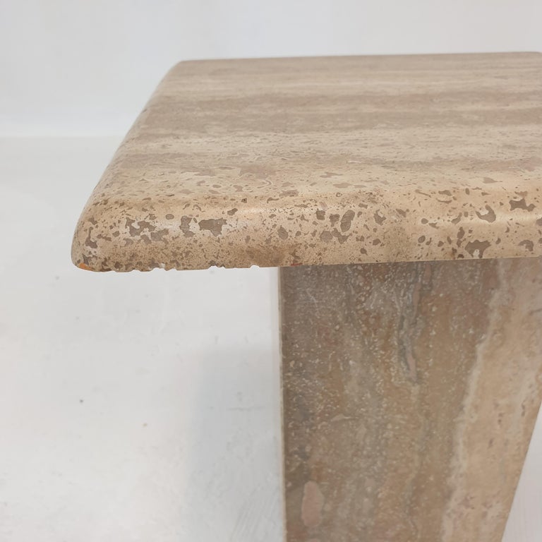 Set of 3 Italian Travertine Coffee Tables, 1980s For Sale 13