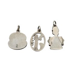 Set of 3 James Avery Sterling Silver Birthday and Christmas Charms #16142