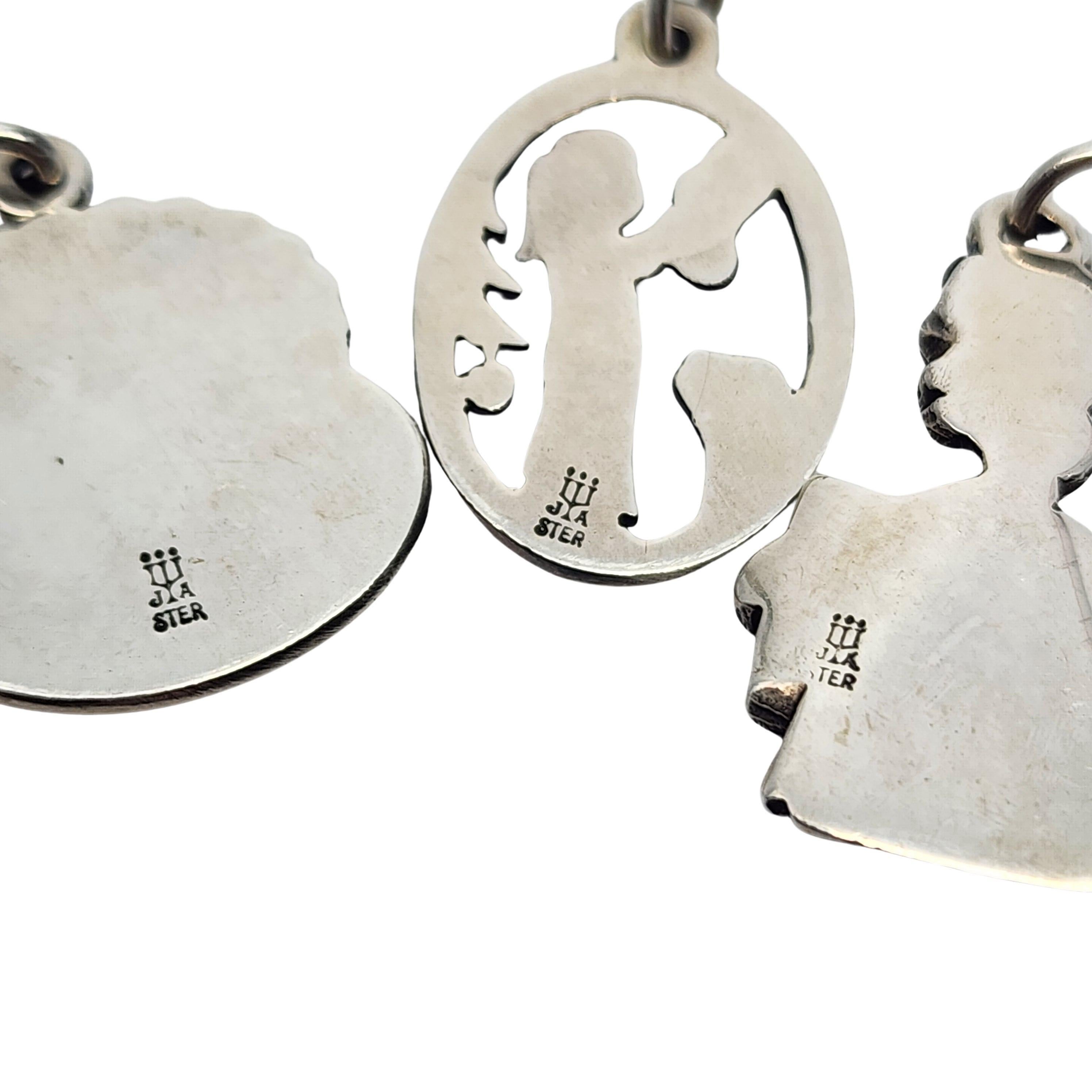 Women's Set of 3 James Avery Sterling Silver Birthday and Christmas Charms #16142 For Sale