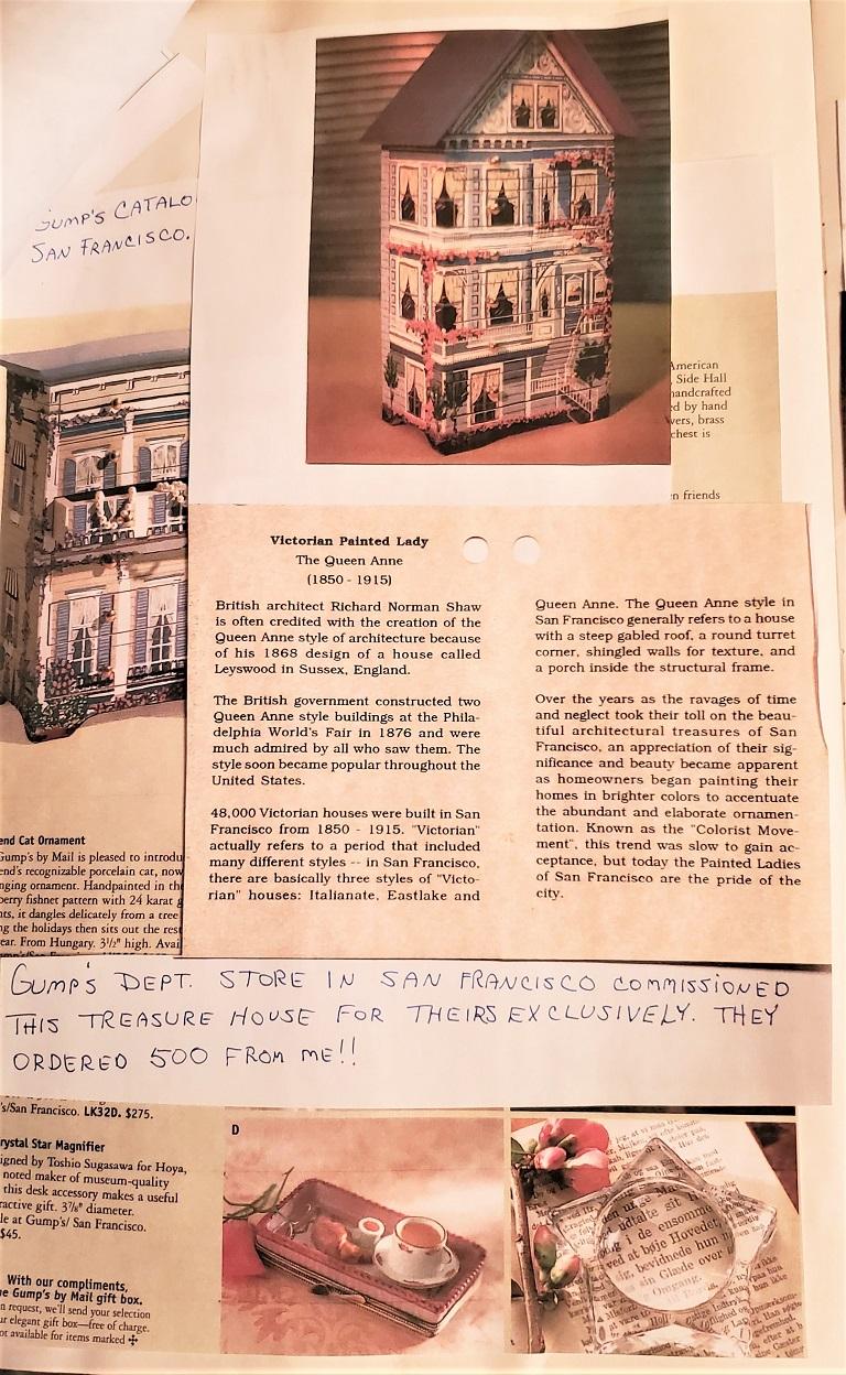 Triptych Oil on Canvas Panels Of New Orleans French Quarter Houses For