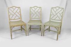 Set of 3 Japonisme style / Aesthetic Movement chairs, France, circa 1900