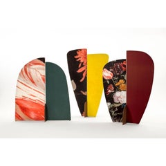 Juego de 3, Pantallas Kazimir, Revestimiento Floral en Jersey by Colé Italia