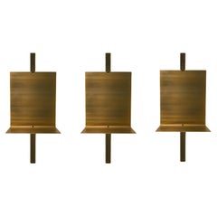 Set di 3 mensole in ottone Kinko di Zincutec