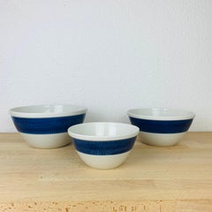 Set of 3 Koka serving bowls by Hertha Bengtson for Rörstrand Sweden