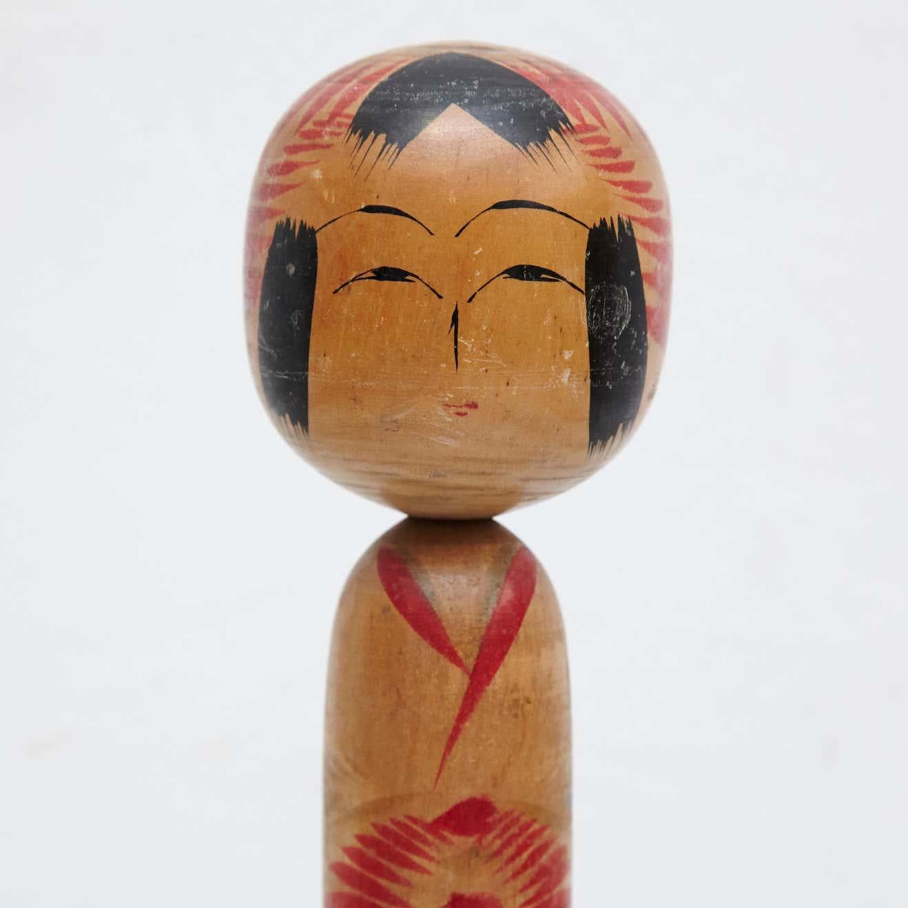 wooden japanese dolls