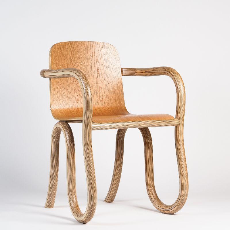 Ensemble de 3 chaises de salle à manger Kolho originales en terre et naturelle par Made by Choice en vente 1