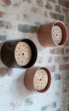 Set of 3 Koloni Solitary Bee Hotels by Edvin Klasson