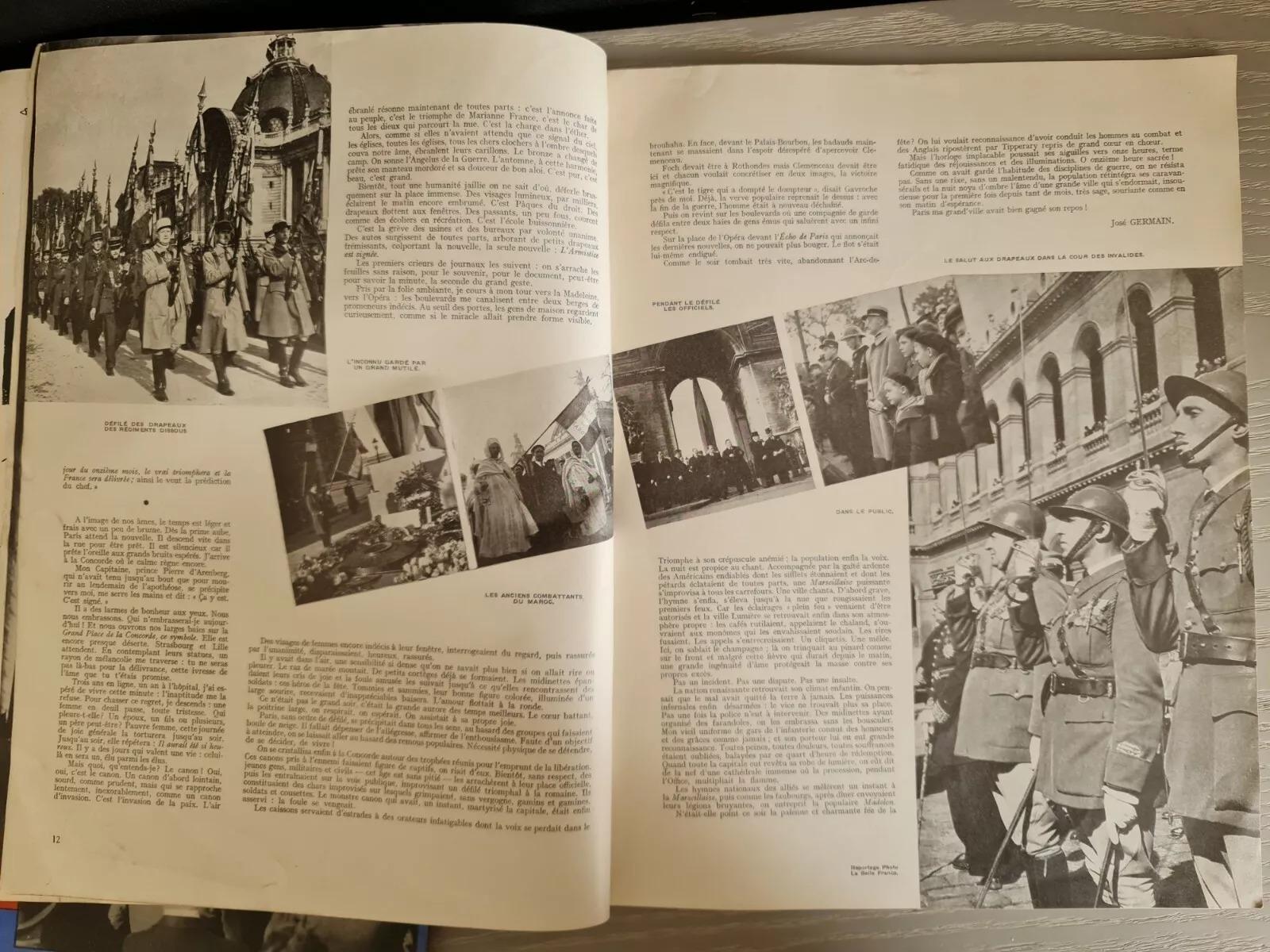Lote de 3 Revistas La Belle France - Octubre, Noviembre, Diciembre 1938 - 3Y03 en venta 6