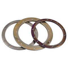 Set of 3 La Reina Titanium Diamond Bangles