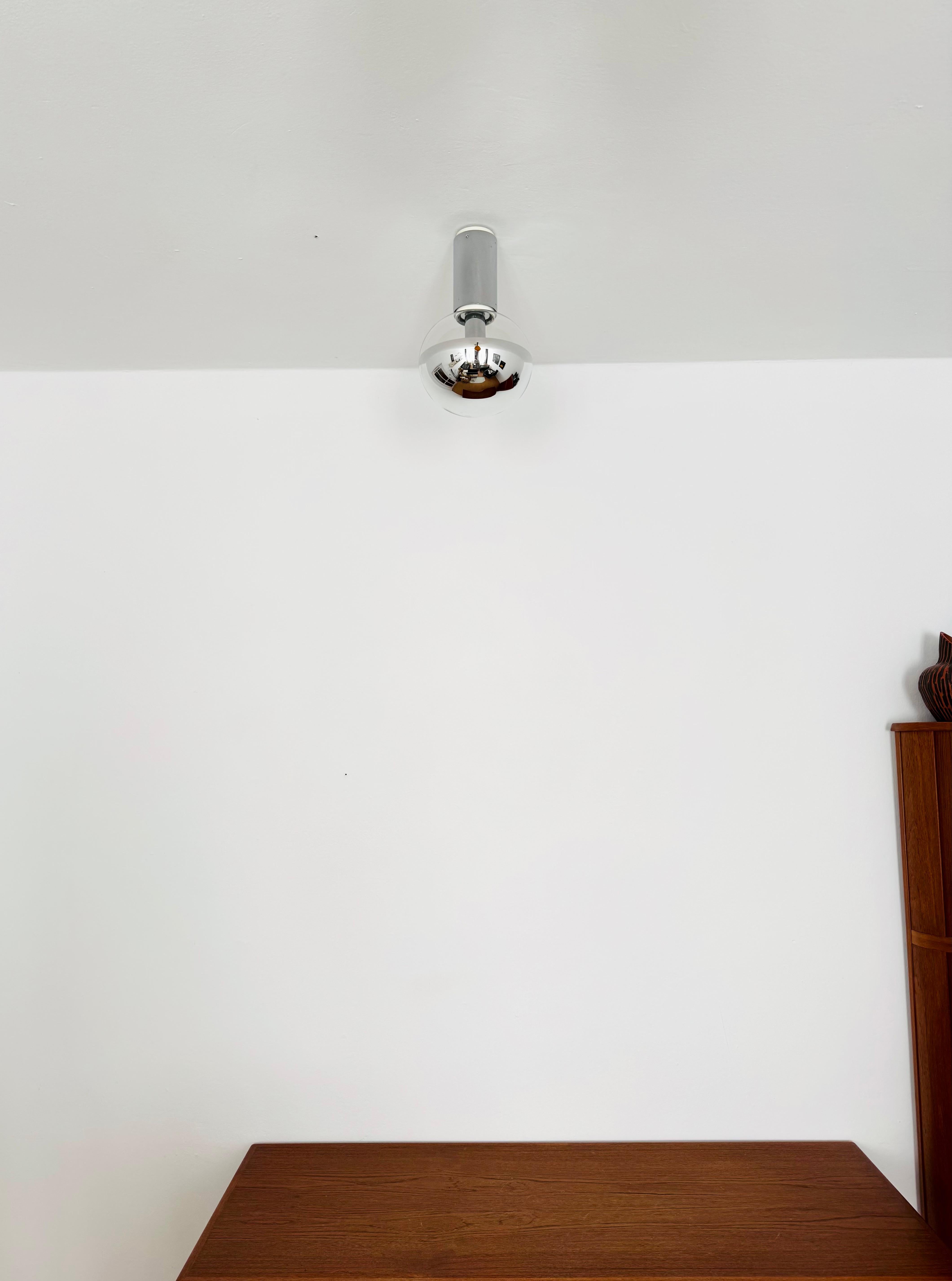 Fin du 20e siècle Ensemble de 3 grandes lampes encastrées modernistes des années 1970 par Motoko Ishii pour Staff en vente