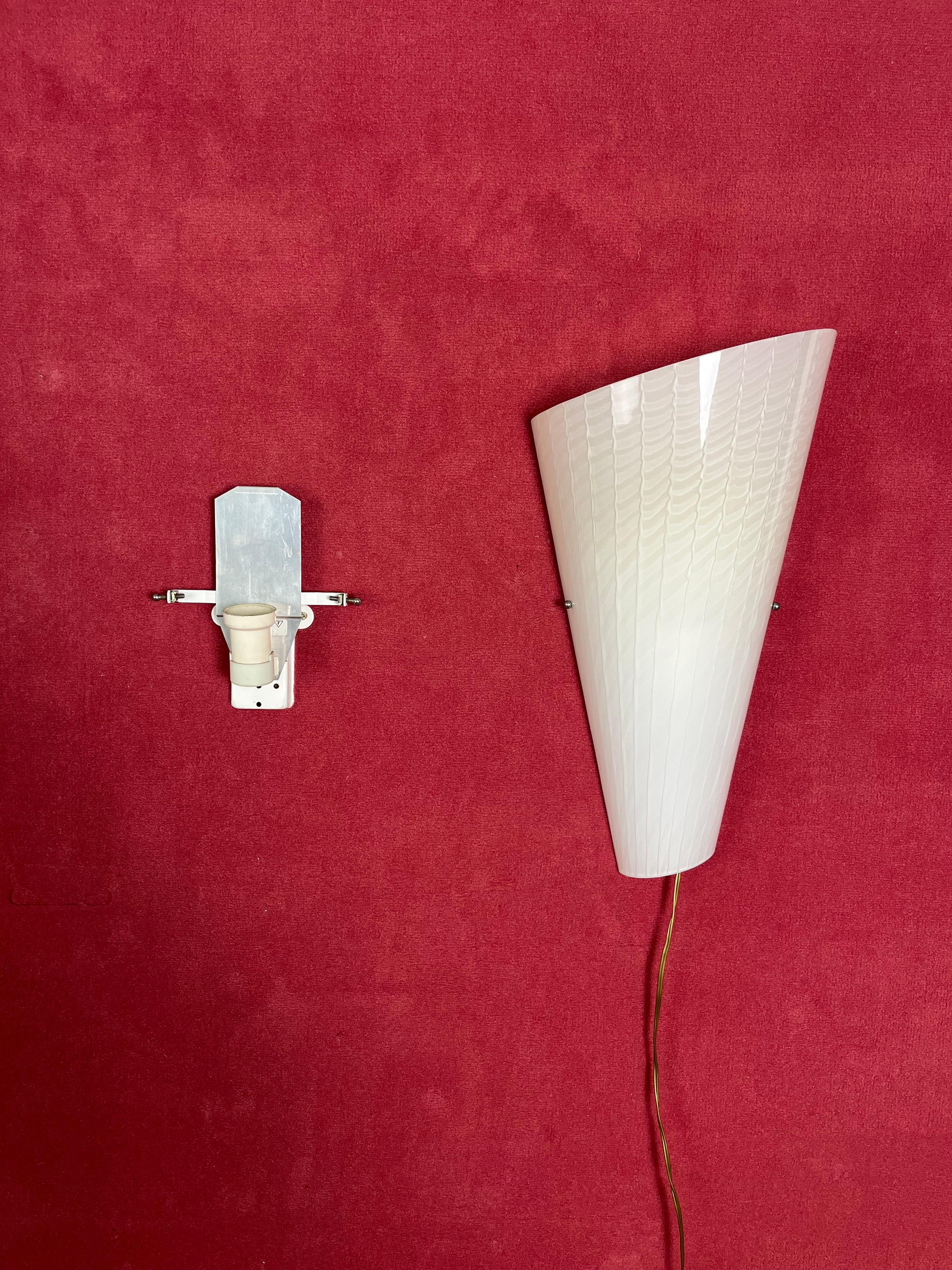 Set di 3 grandi lampade da parete in vetro di Murano, anni '80 in vendita 6