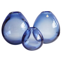 Set of 3 large vases by Per Lutken