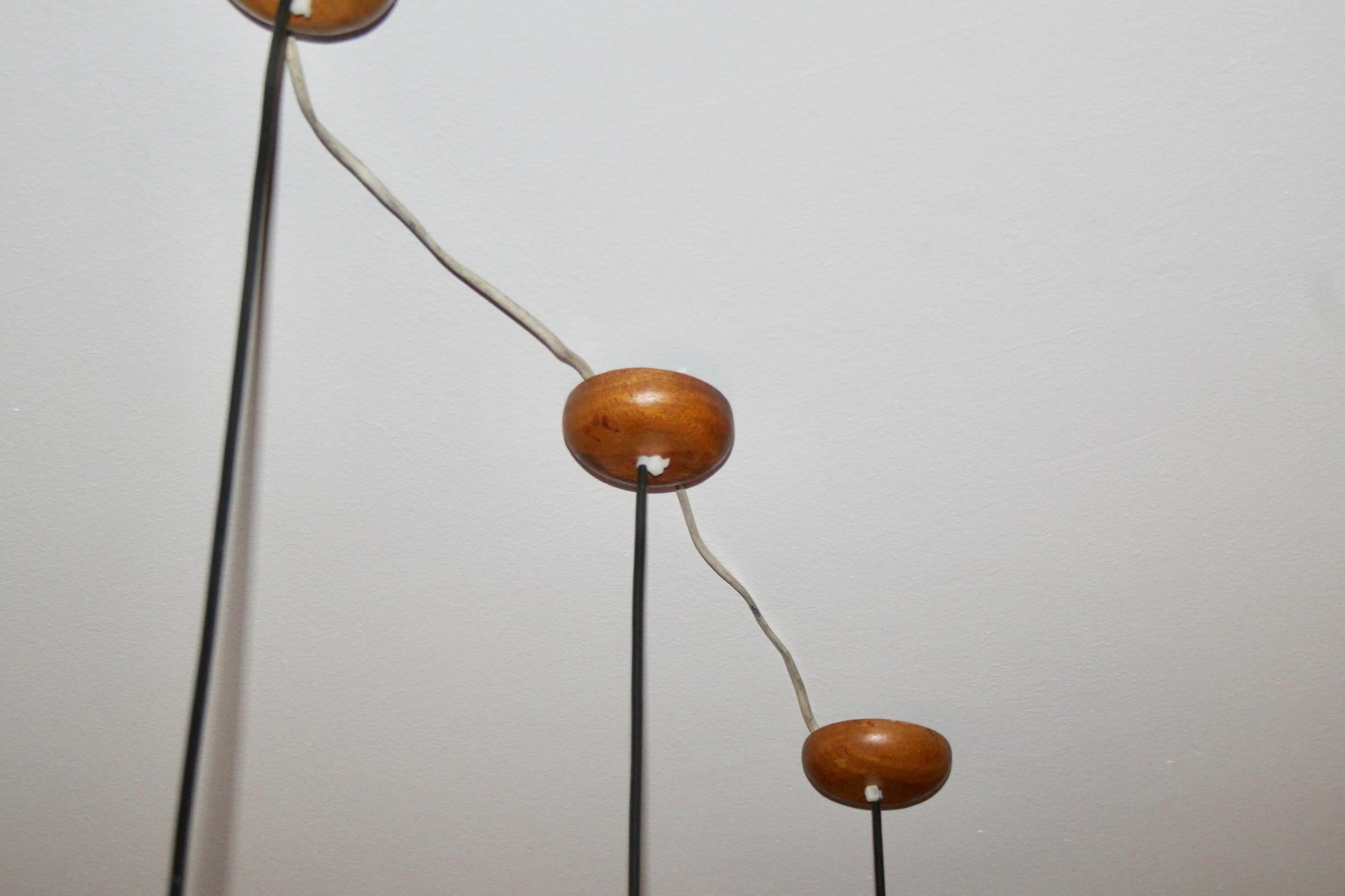 Late 20th Century Set of 3 lighting metal lamp For Sale