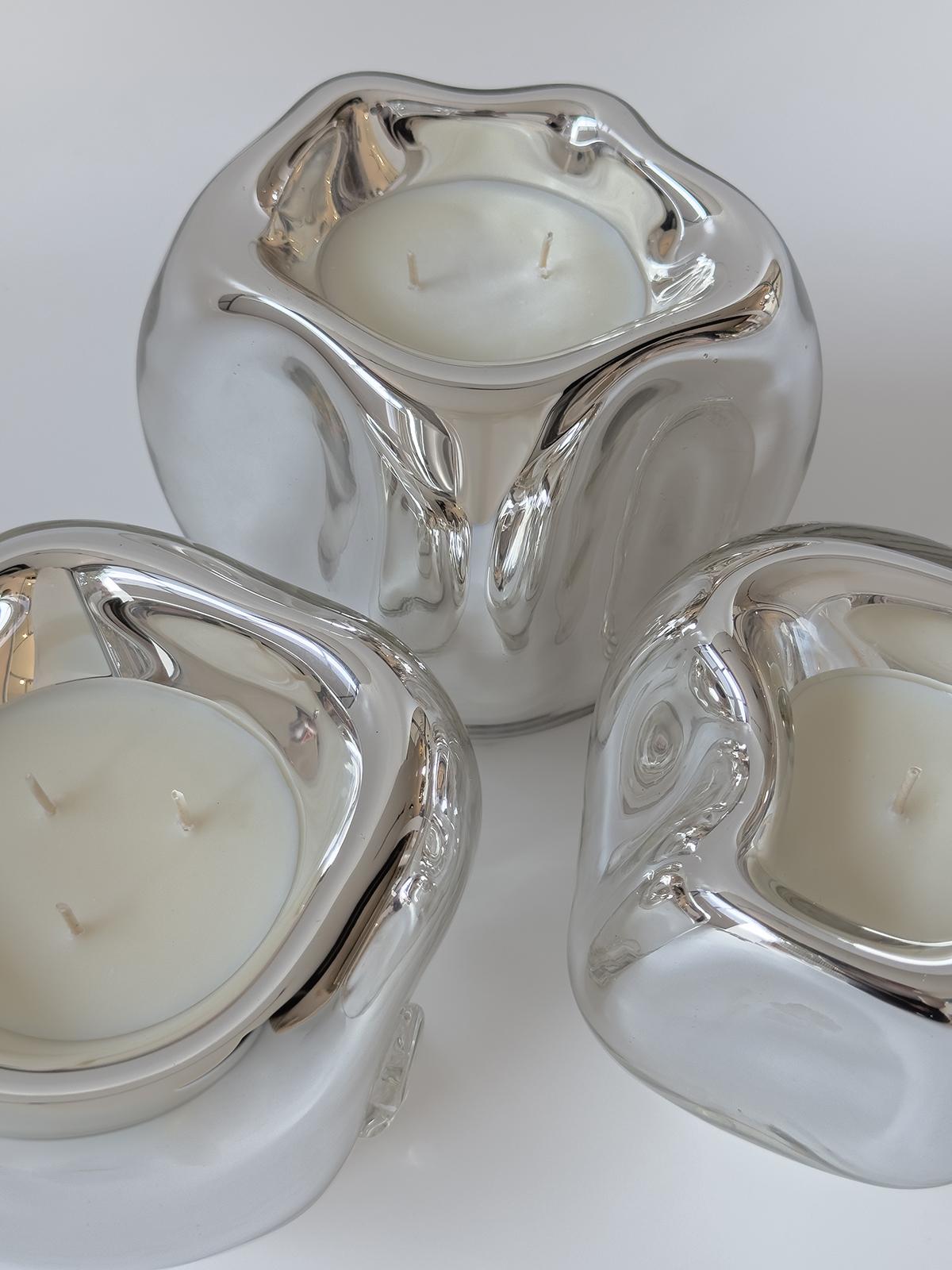 Turco Set di 3 candele Lumi di Homa in vendita