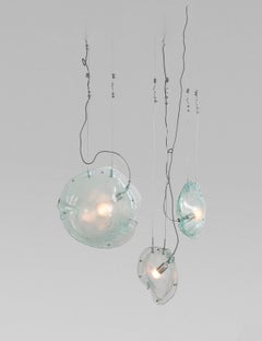 Set of 3 Madreperla Familia Pendant Lamp by Ehécatl Moreno