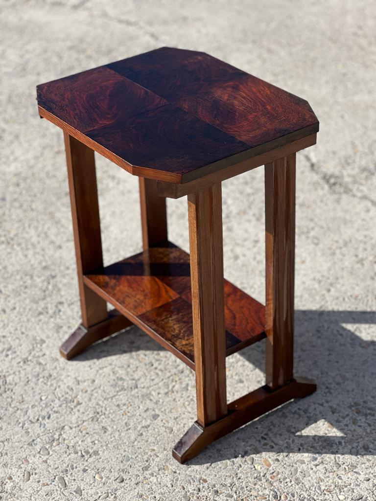 Set of 3 mahogany nesting tables 1930. In Good Condition For Sale In Saint Rémy de Provence, FR
