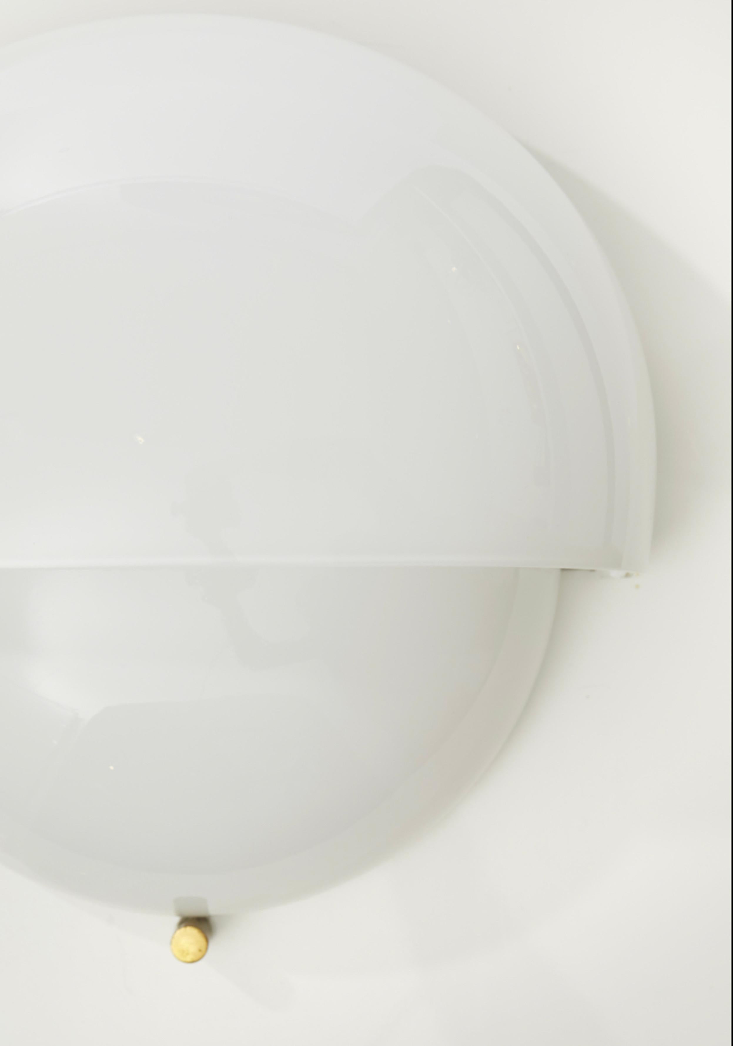 Space Age Set of 3  'Mania' wall lamps by Vico Magistretti for Artemide