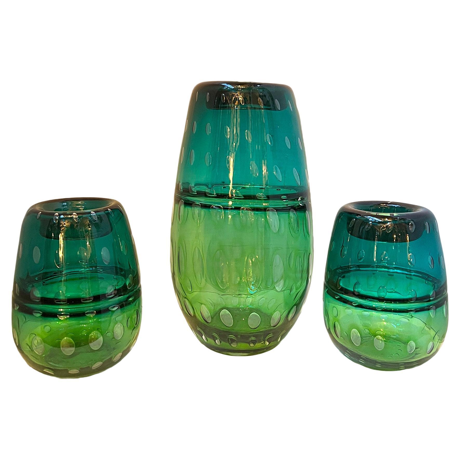 Set of 3 Matching Vases, Sold Separately