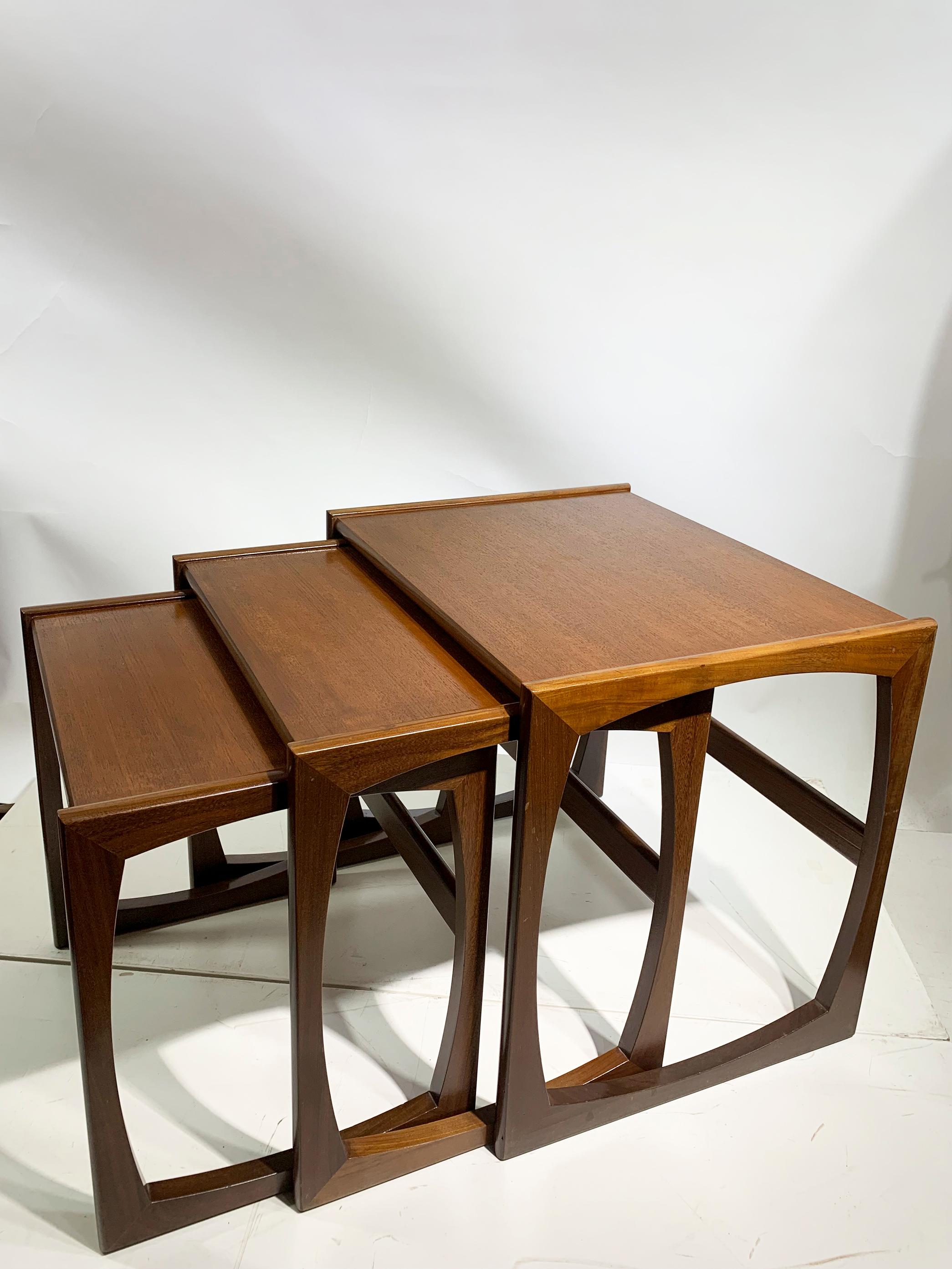 Set of 3 Mid 20th Century Nesting Tables by G Plan For Sale 10